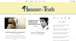 Desktop Screenshot of hammeroftruth.com